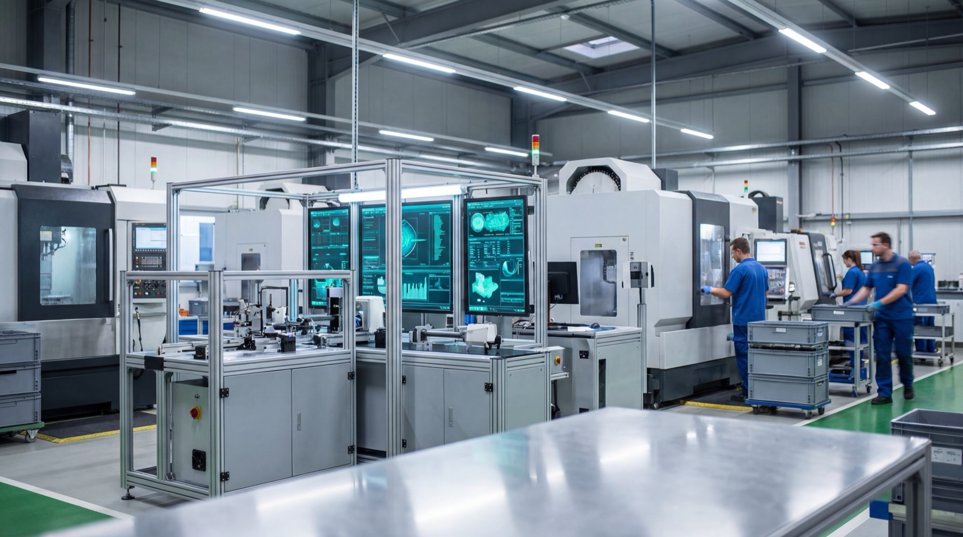 Manufacturing shop floor