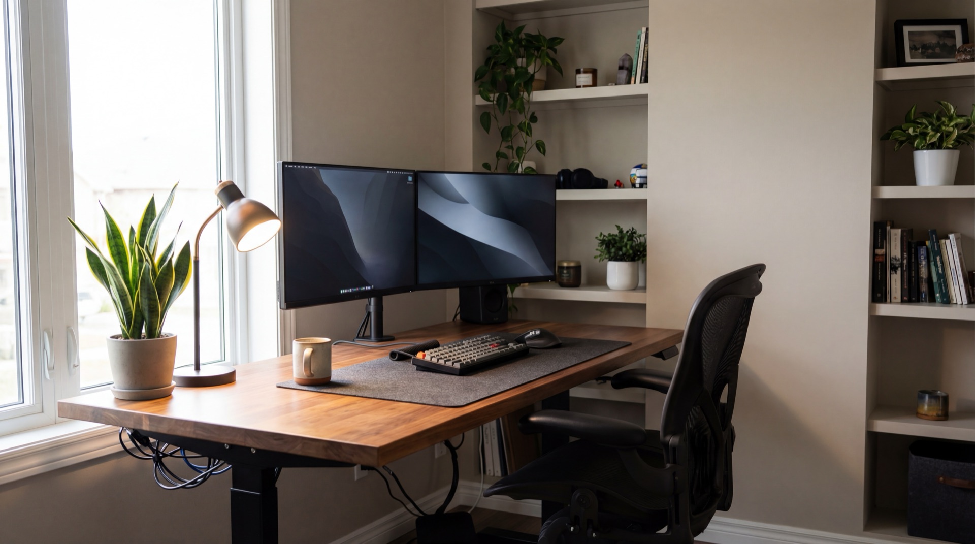 Technology office environment